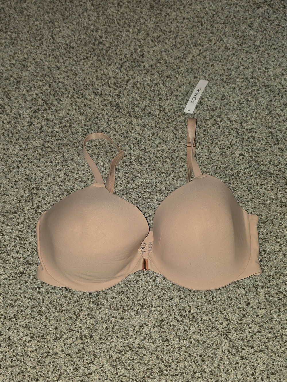 Soma Bodify Perfect Coverage Nude T-Shirt Bra 38dd